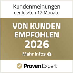 ProvenExpert Von Kunden empfohlen 2026