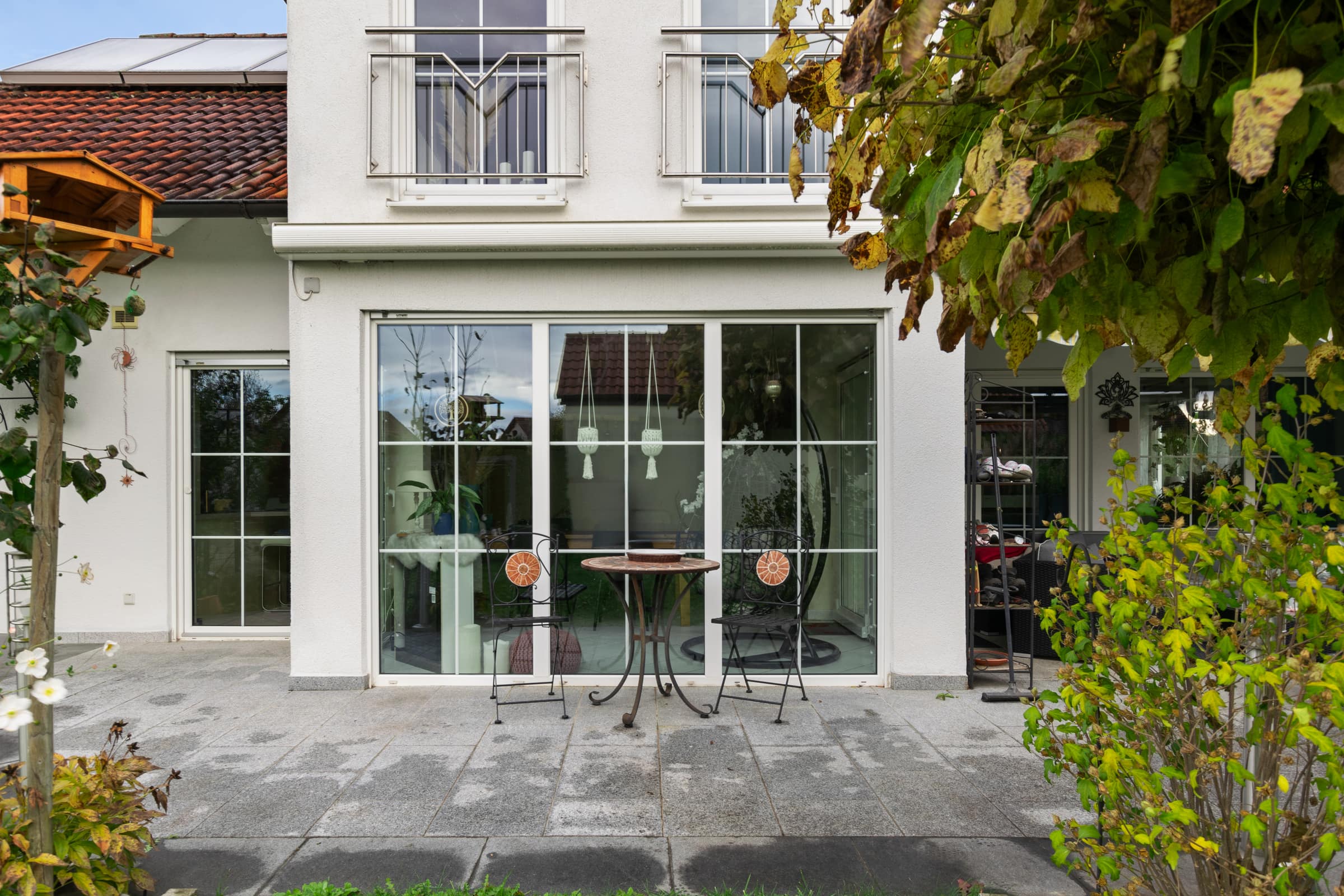 Terrasse und Wintergarten des Einfamilienhauses in Gundelfingen